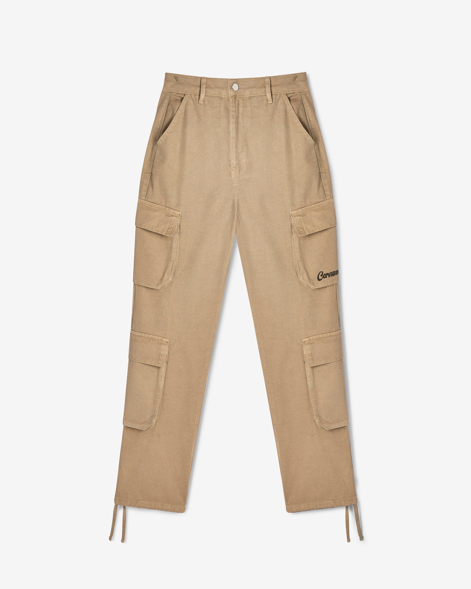 Cargohose mit mehreren Taschen - Beige